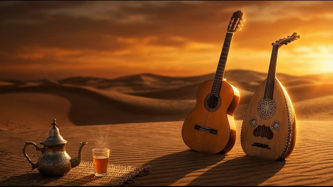 Find Your Quiet Moment – Spanish Guitar & Arabic Oud Flamenco Rumba Instrumental