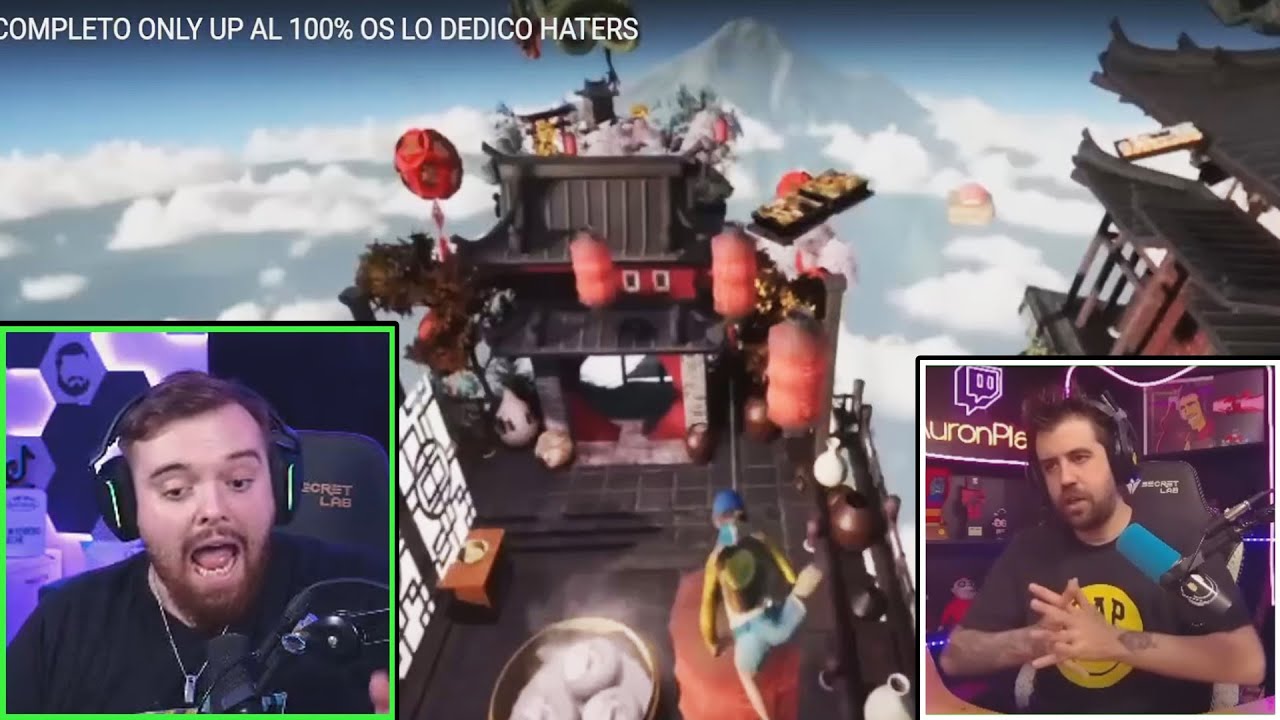 IBAI reacciona a AURON pasándose el Only Up sin manos 😲😎