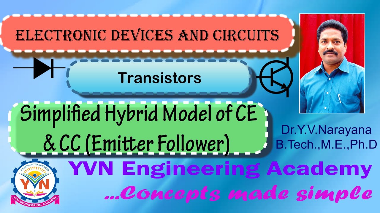 Simplified Hybrid model of CE & CC (Emitter Follower)