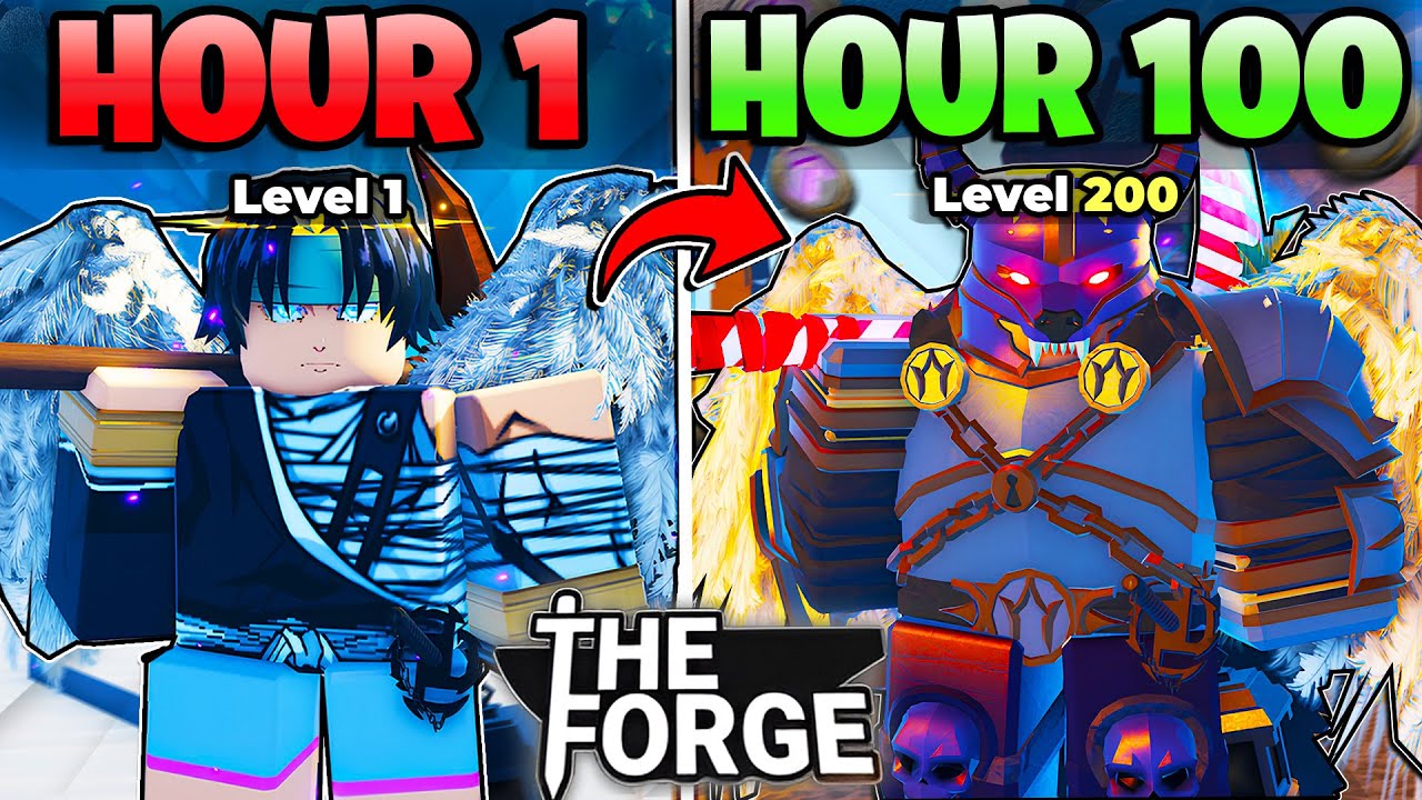 I Spent 100+ Hours In The Forge! (Roblox)