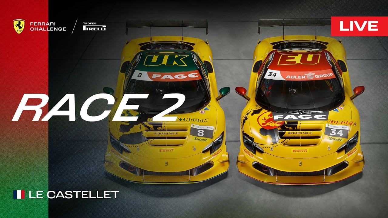 [ITA 🇮🇹] LIVE Ferrari Challenge Europe - Le Castellet, Gara 2