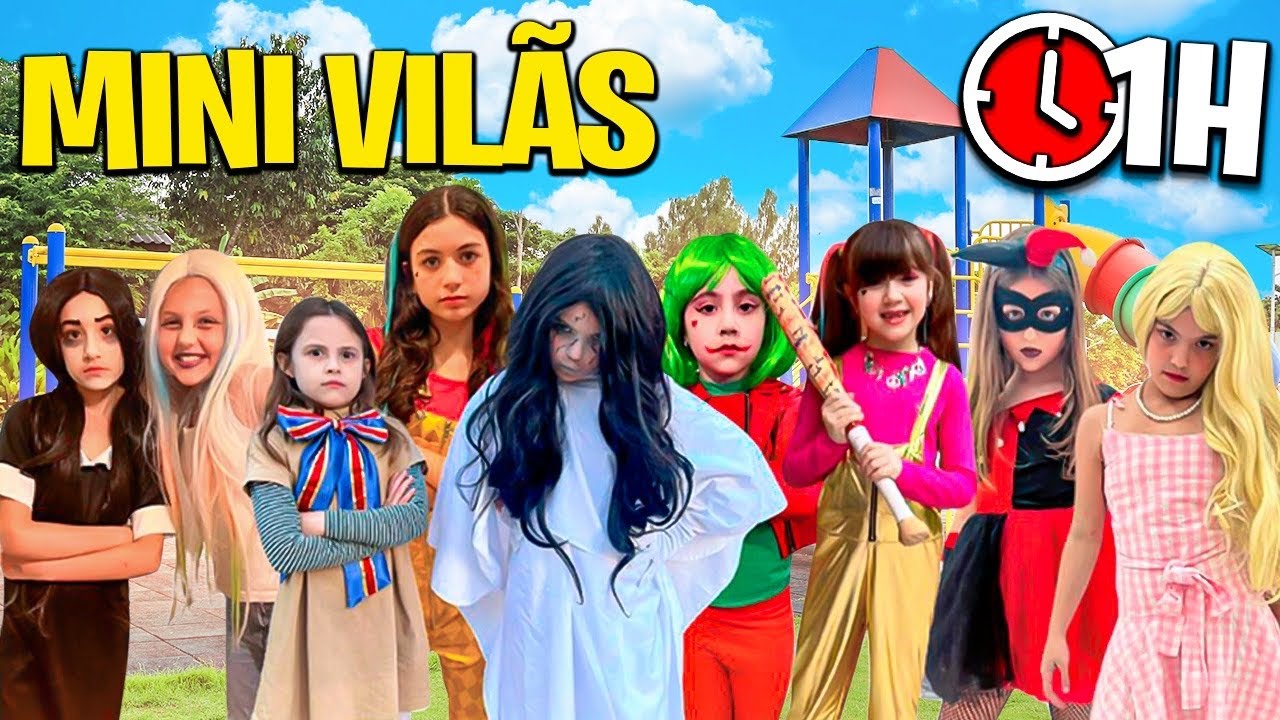 VÁRIOS VÍDEOS DE TODAS AS FILHAS DAS SUPER VILÃS  - A MINI LÍDER EM 24 HORAS ★