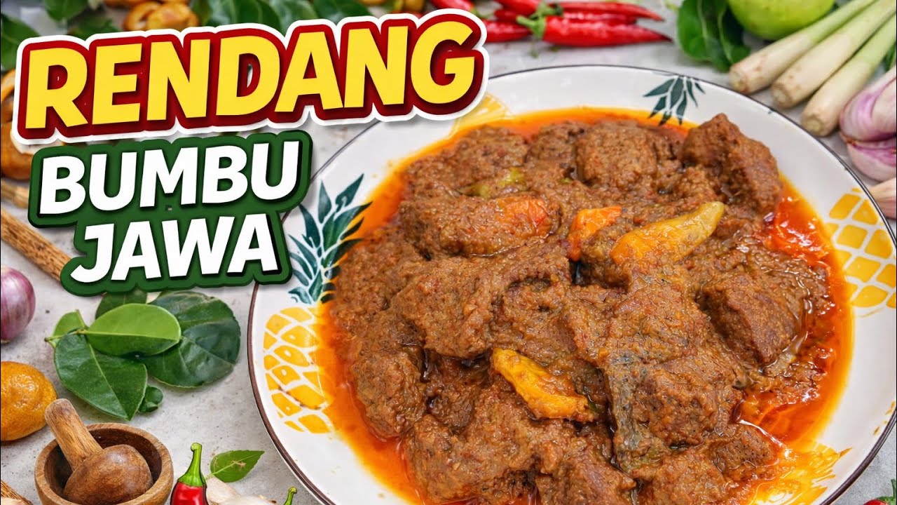Rendang bumbu Jawa