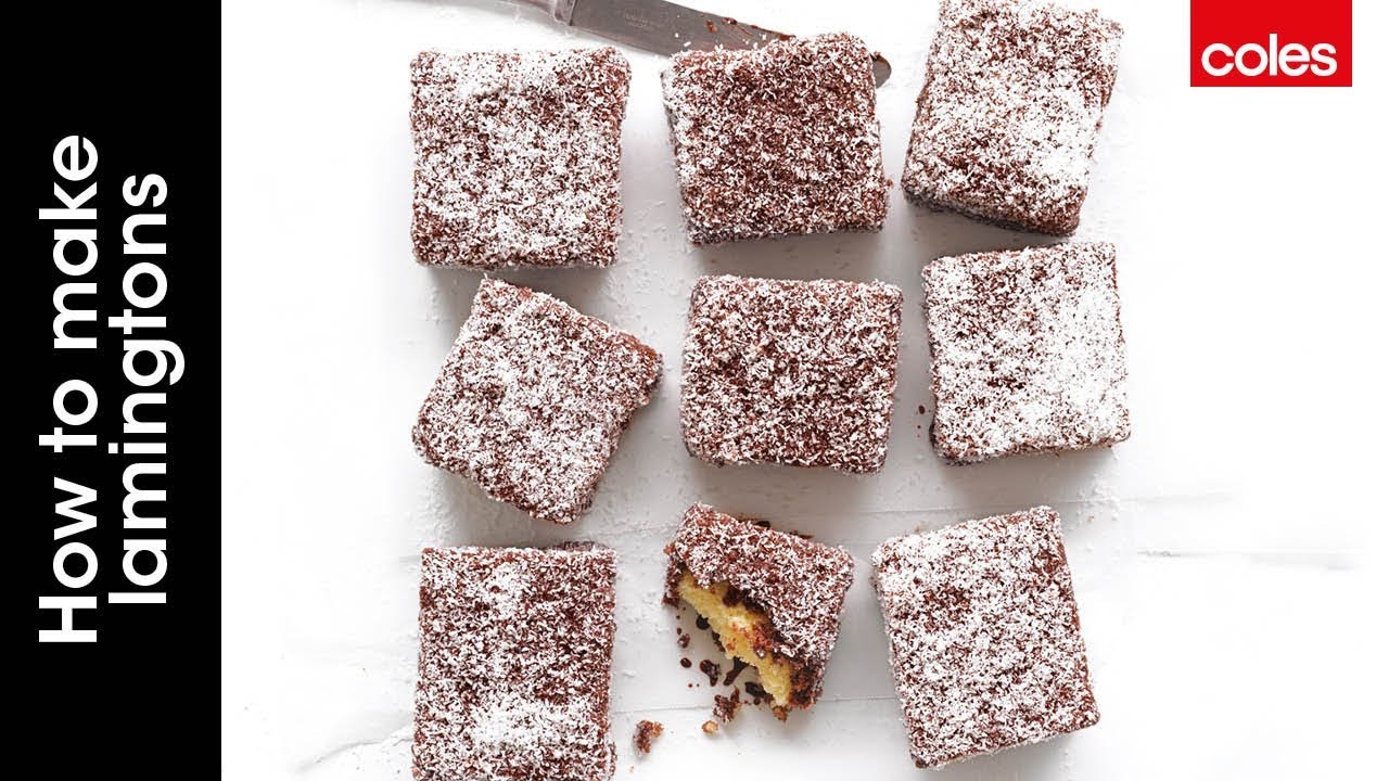 How to make lamingtons