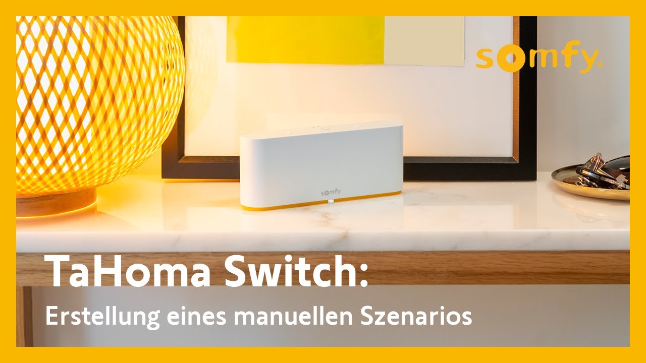 So erstellen Sie ein manuelles Szenario in der TaHoma 3.0 App