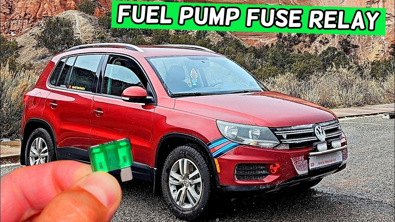 VW TIGUAN Fuel Pump Fuse Relay Location Replacement 2008 2009 2010 2011 2012 2013 2014 2015 2016 201