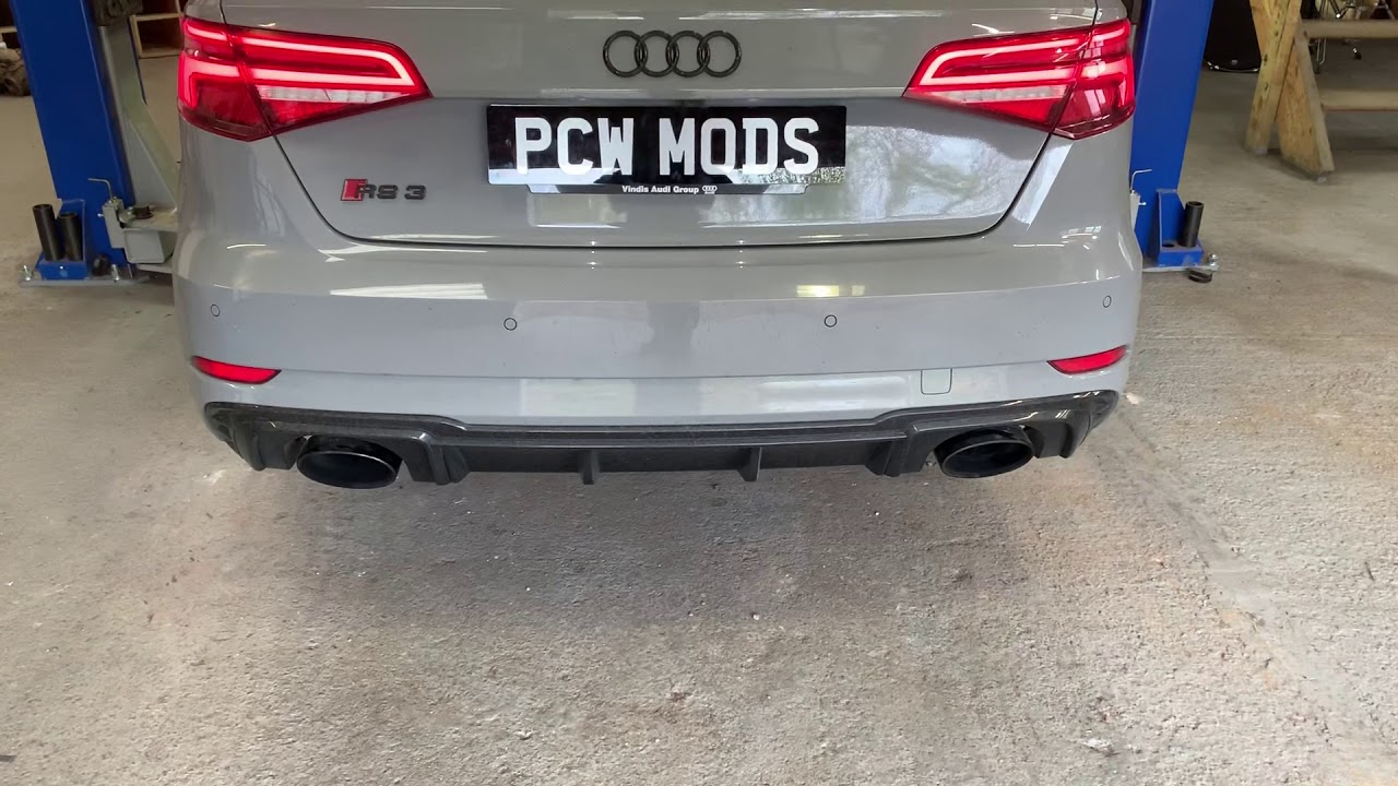 Audi rs3 8v, resonator and backbox mod