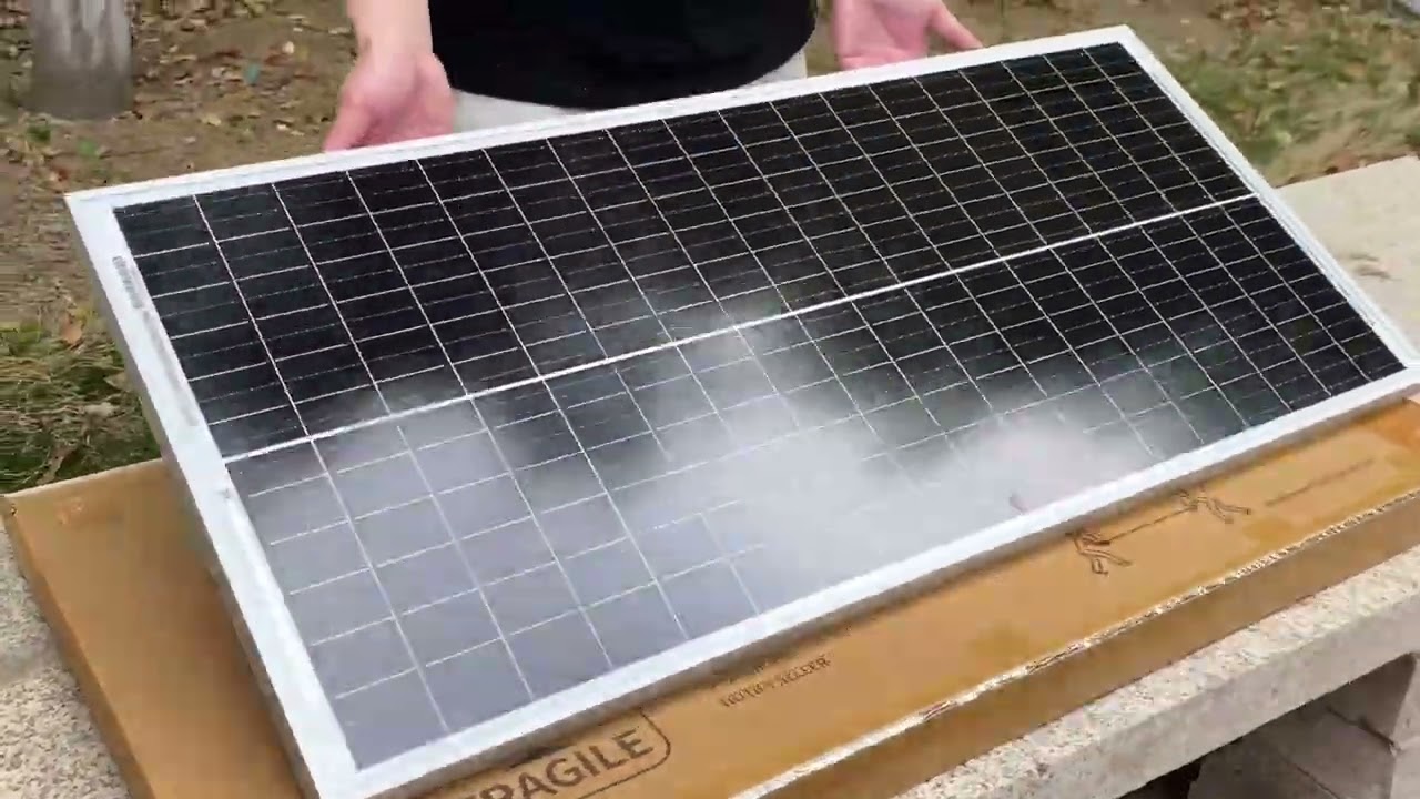 Werchtay solar panel waterproof performance demonstration