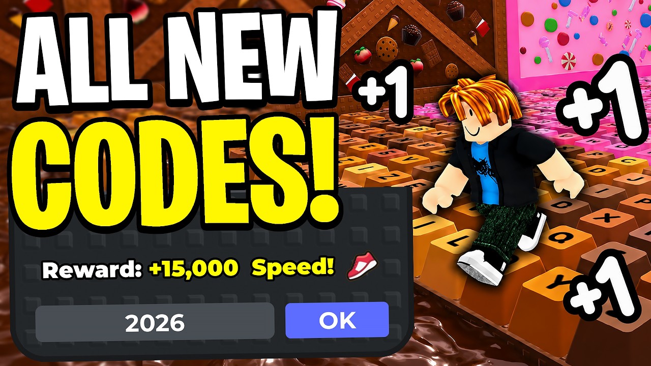 *НОВЫЕ* ВСЕ РАБОЧИЕ КОДЫ ДЛЯ +1 SPEED KEYBOARD ESCAPE ИЮНЬ 2026! КОДЫ ROBLOX SPEED KEYBOARD ESCAPE