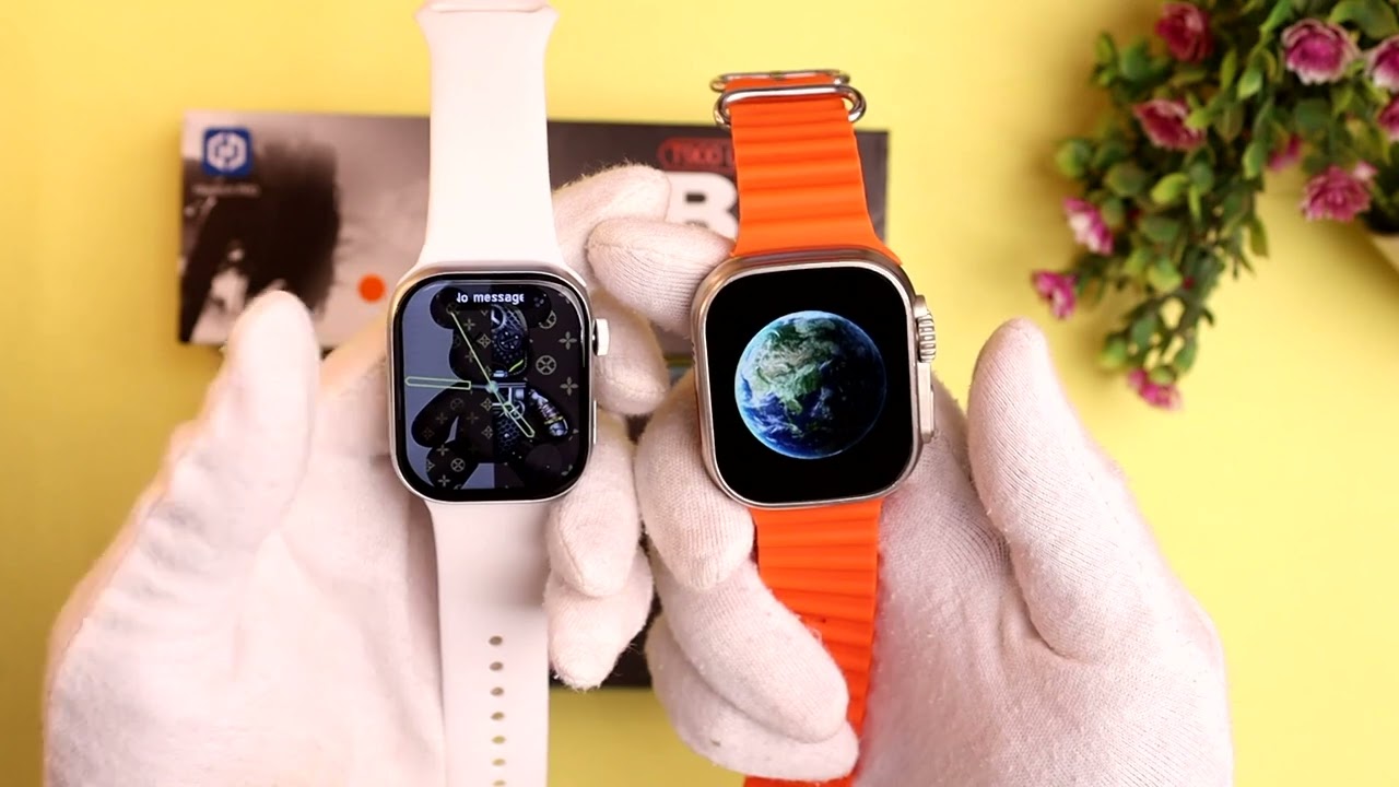 T900 Ultra vs i10 Pro Max Smart Watch Boot Speed Comparison