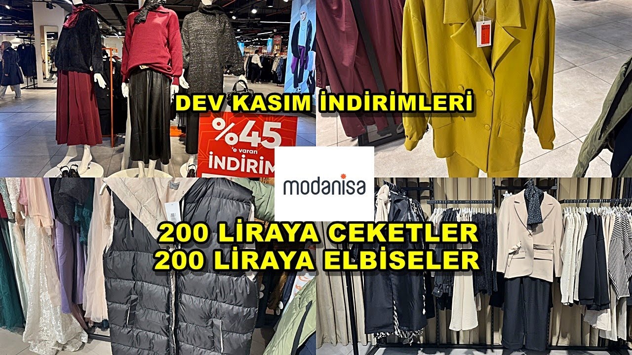 MODANİSA 'DA KASIM İNDİRİMLERİ BAŞLADI❗️ İNDİRİMLİ ÜRÜNLER❗️/KABANLAR/ELBİSELER/KIYAFET ALIŞVERİŞİ