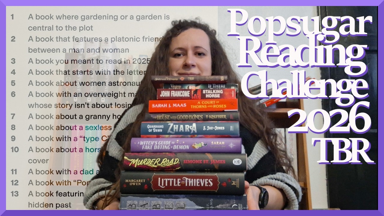 Popsugar Reading Challenge 2026 TBR