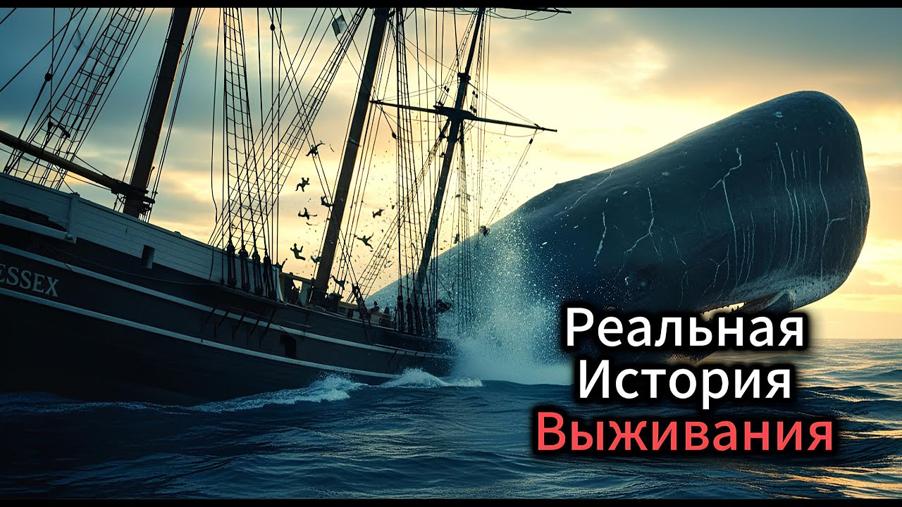 Настоящий Моби Дик: 95 дней в АДУ - Трагедия китобойного судна «Эссекс» | Документальная история