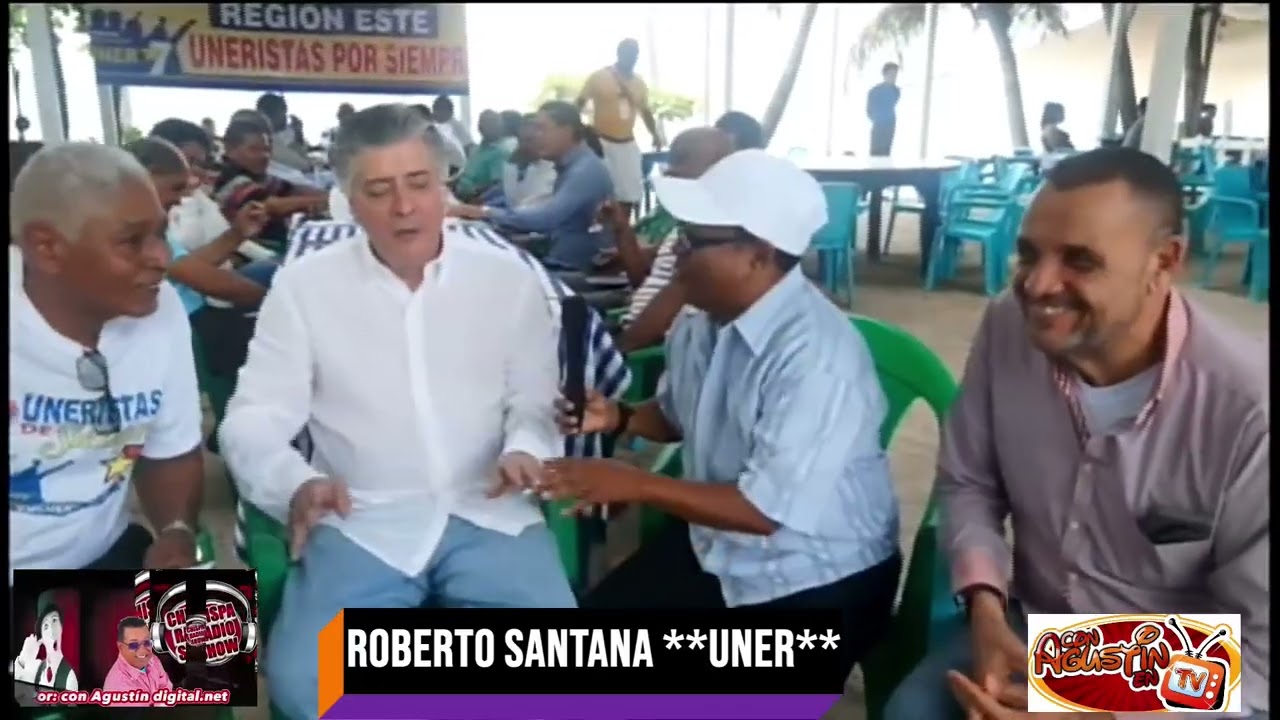 ROBERTO SANTANA ENTREVISTA CON AGUSTIN EN TV  CHISPA RADIO SHOW