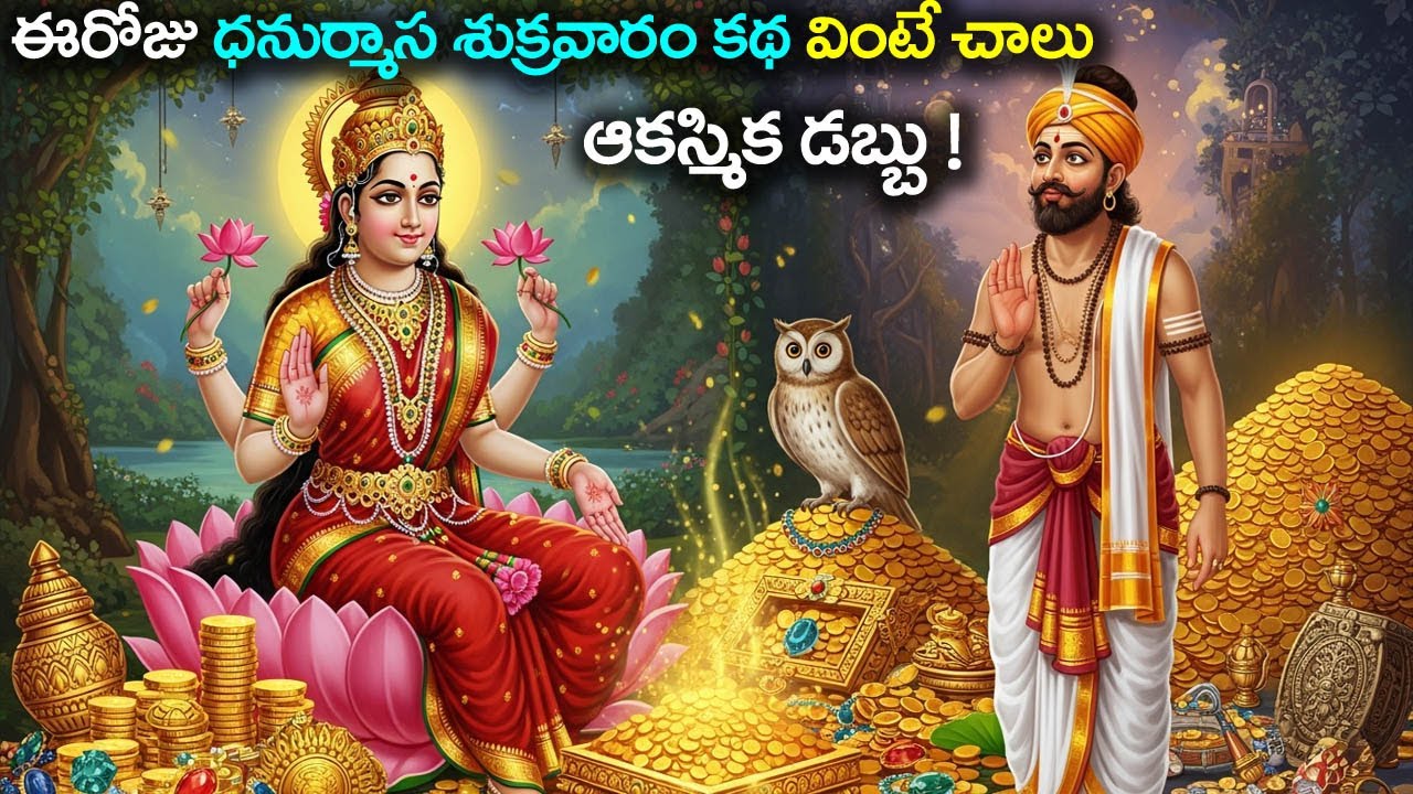ఈరోజే ధనుర్మాస శుక్రవారం కథ వింటే చాలు ఆకస్మిక డబ్బు ! || Dhanurmasa Sukravaram #katha