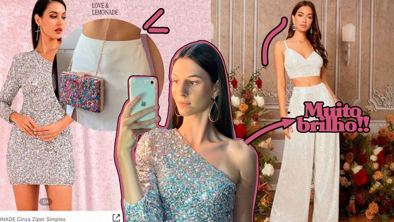 MUITA ROUPA DE BRILHO 😱 - Recebidos de Carnaval da SHEIN 