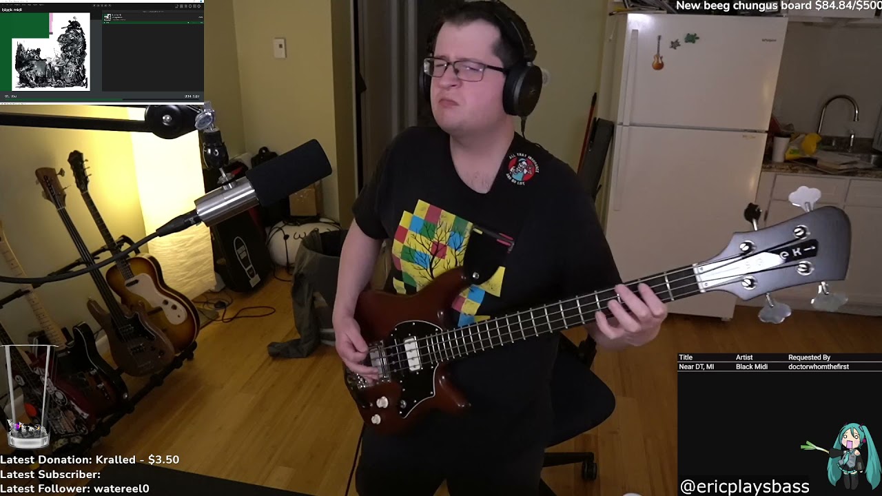black midi - 953 bass cover