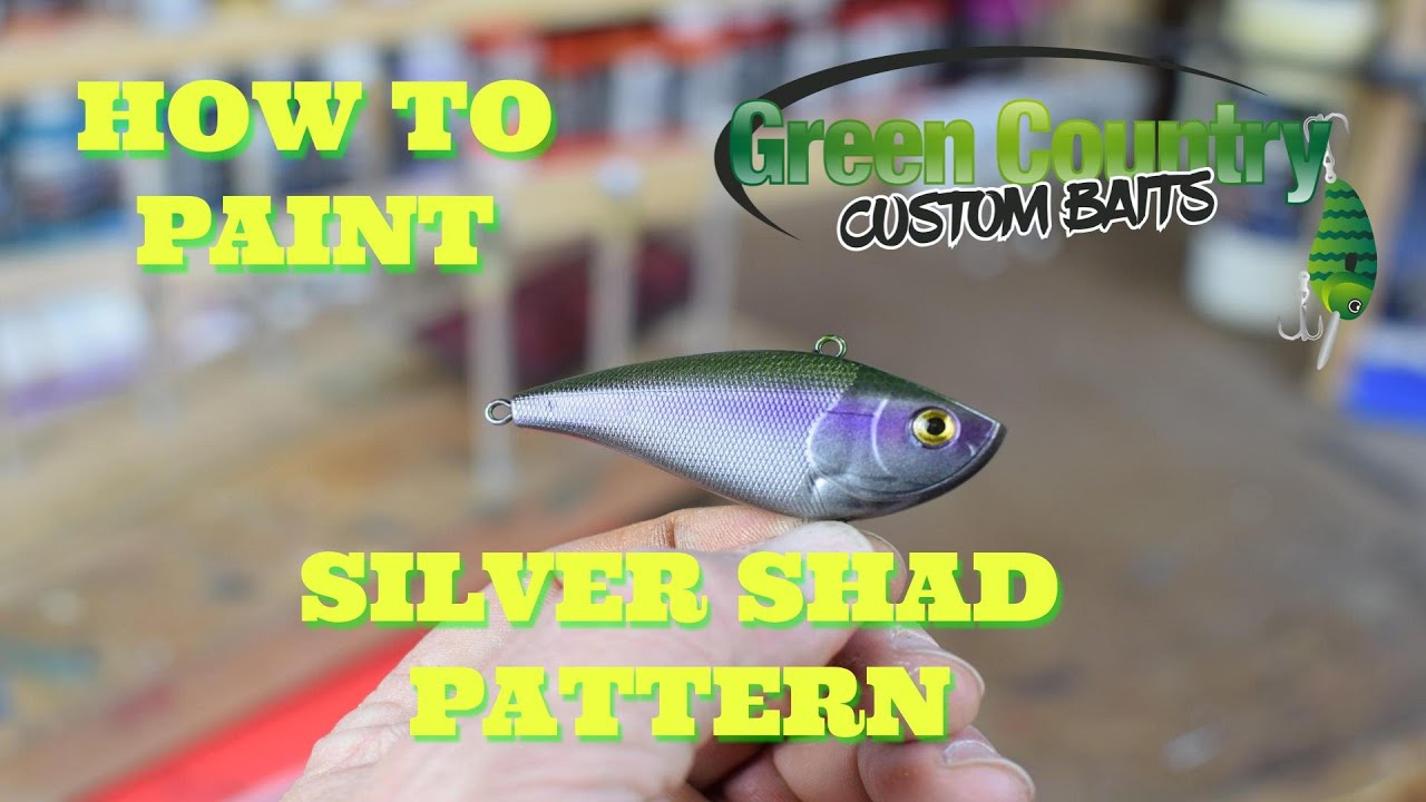How To Paint Crankbaits ((SILVER SHAD))