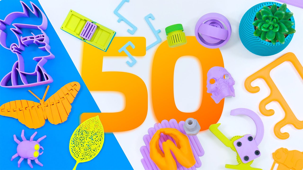50 COSAS ÚTILES para IMPRIMIR en 3D