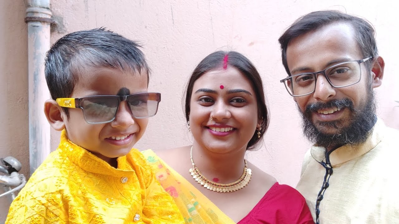 বিয়ের পর প্রথম সরস্বতী পুজো | VLOG 