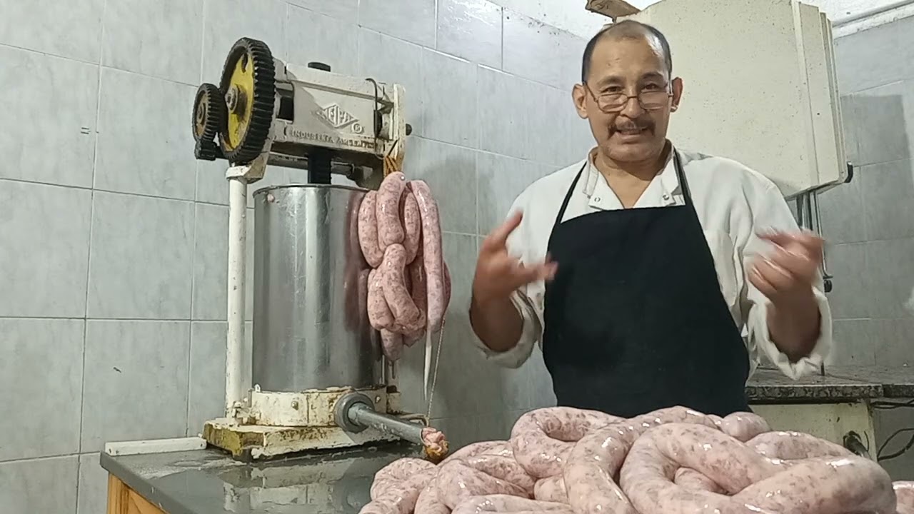 Receta de los chorizos puros de Cerdo/ con vino