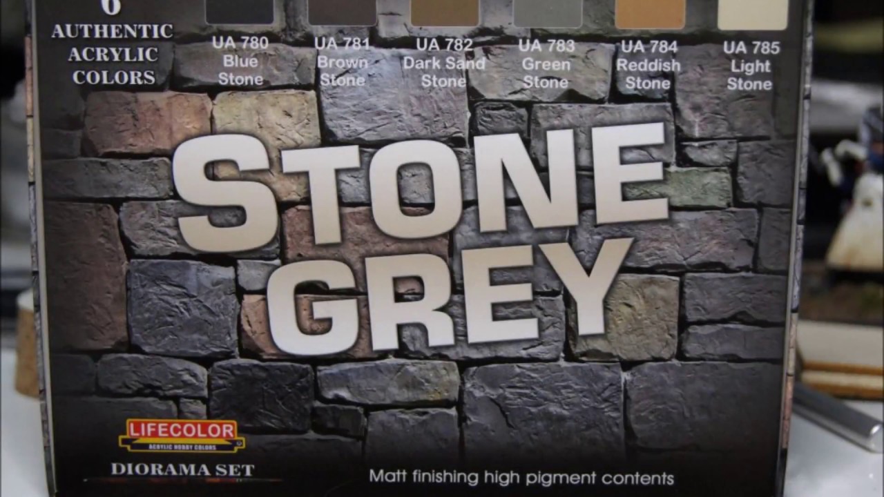 Stone Grey - Lifecolor Acrylic Colors Set