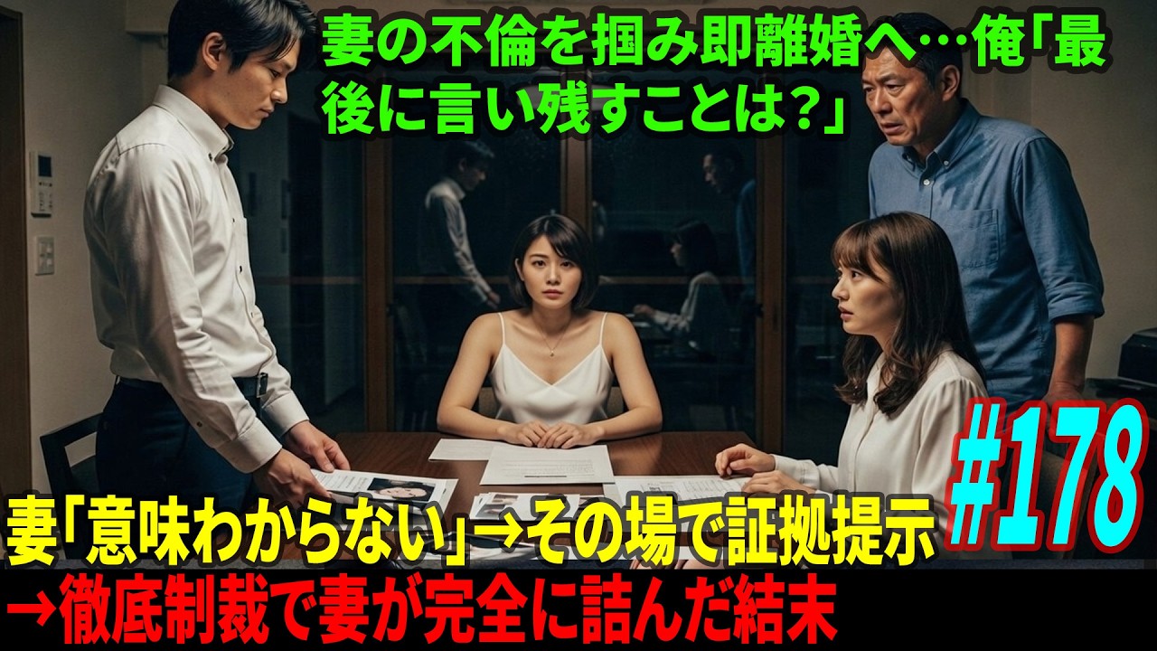 妻と間男の不倫発覚で離婚決意した俺「何か言うことあるよな？」妻「は？知らないけど？」→目の前で決定的証拠を突き付けた瞬間、俺の逆襲で妻の人生終了