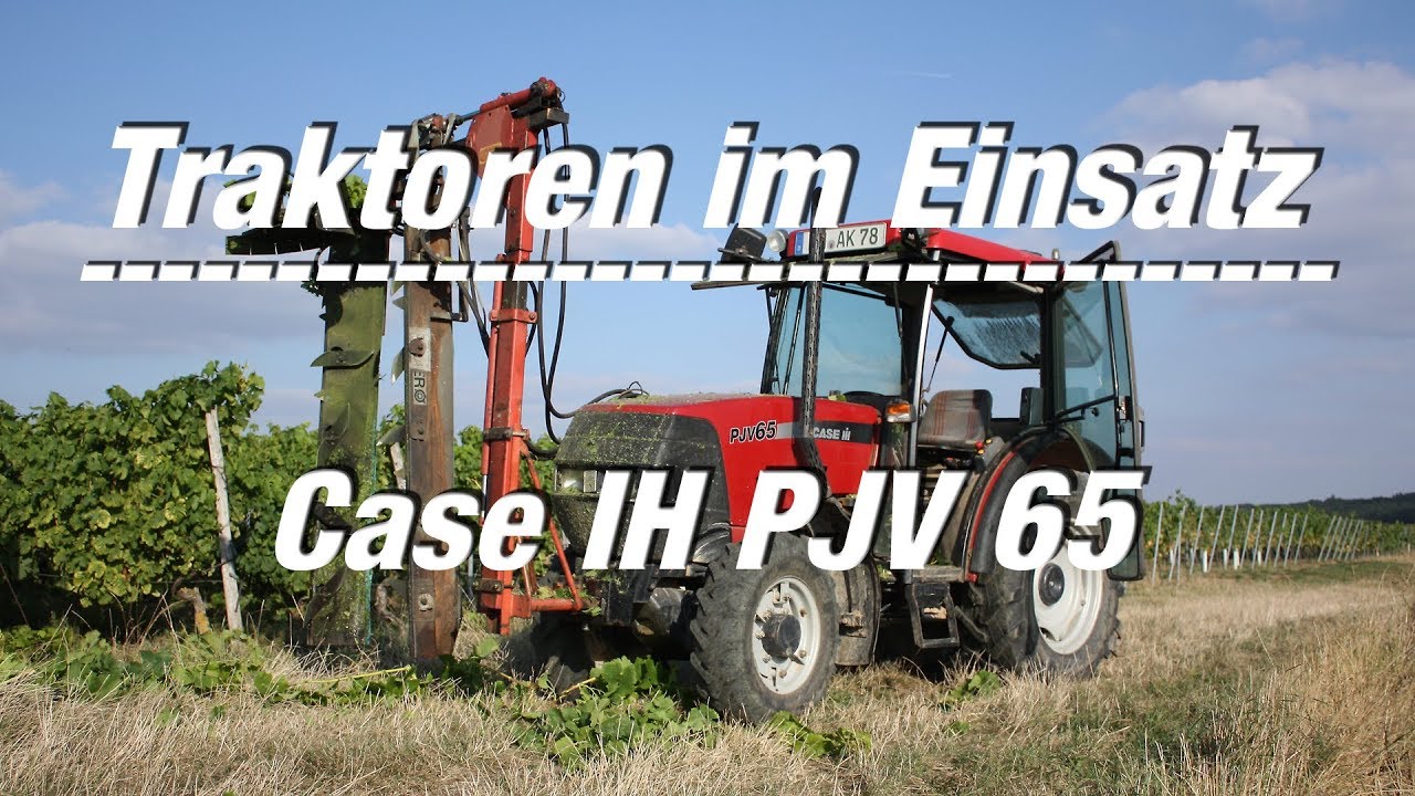 Traktoren im Einsatz: Case IH PJV 65 mit ERO Laubschneider (FULL HD Film)