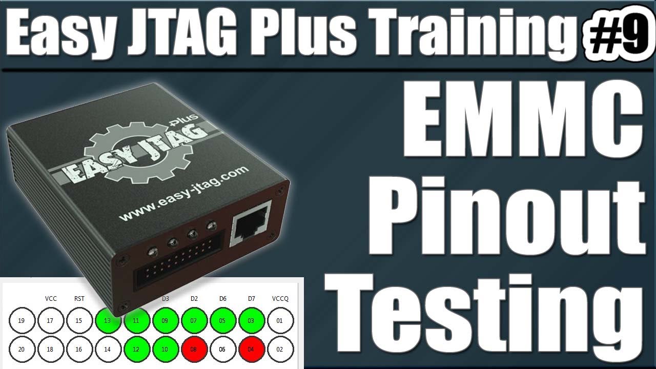 Easy Jtag Plus Training Lesson 9 | Emmc Pinout Testing | How to Check Emmc Pinout | Isp Testing