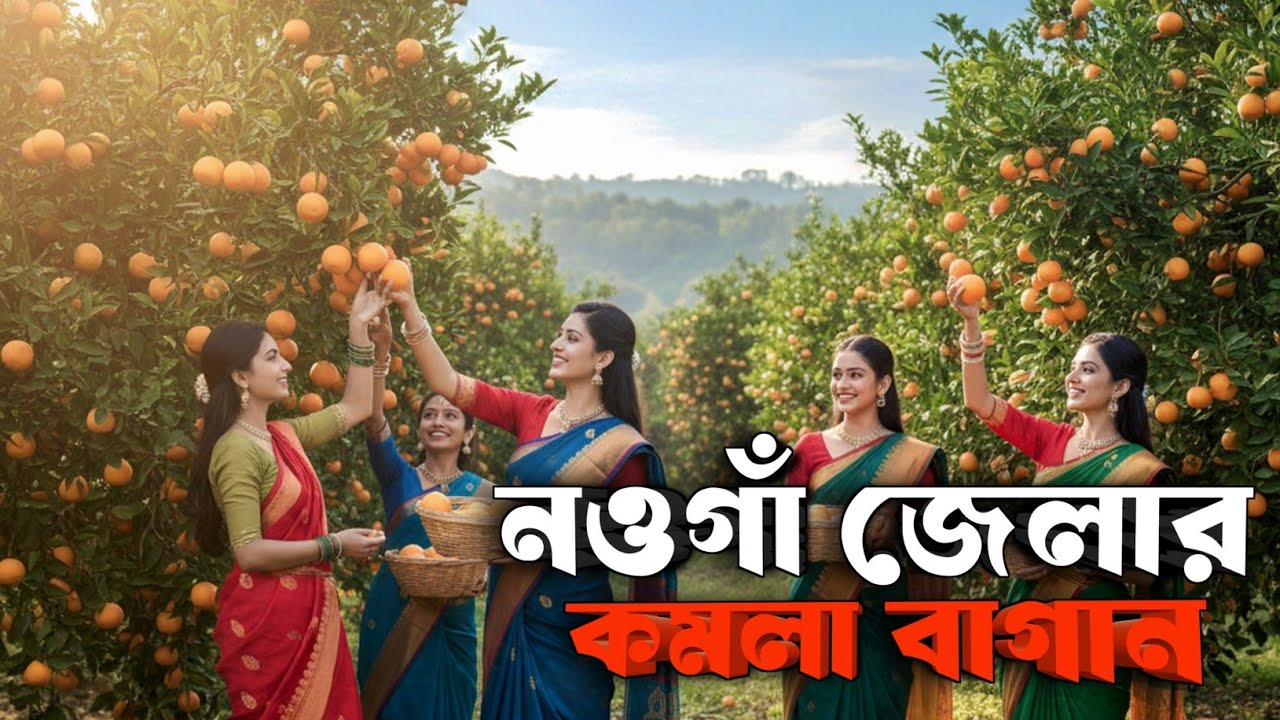 অবাক হবেন নওগাঁ জেলায় কমলার ফলন দেখে || অপরূপ সুন্দর কমলা বাগান || Naogaon Orange Garden