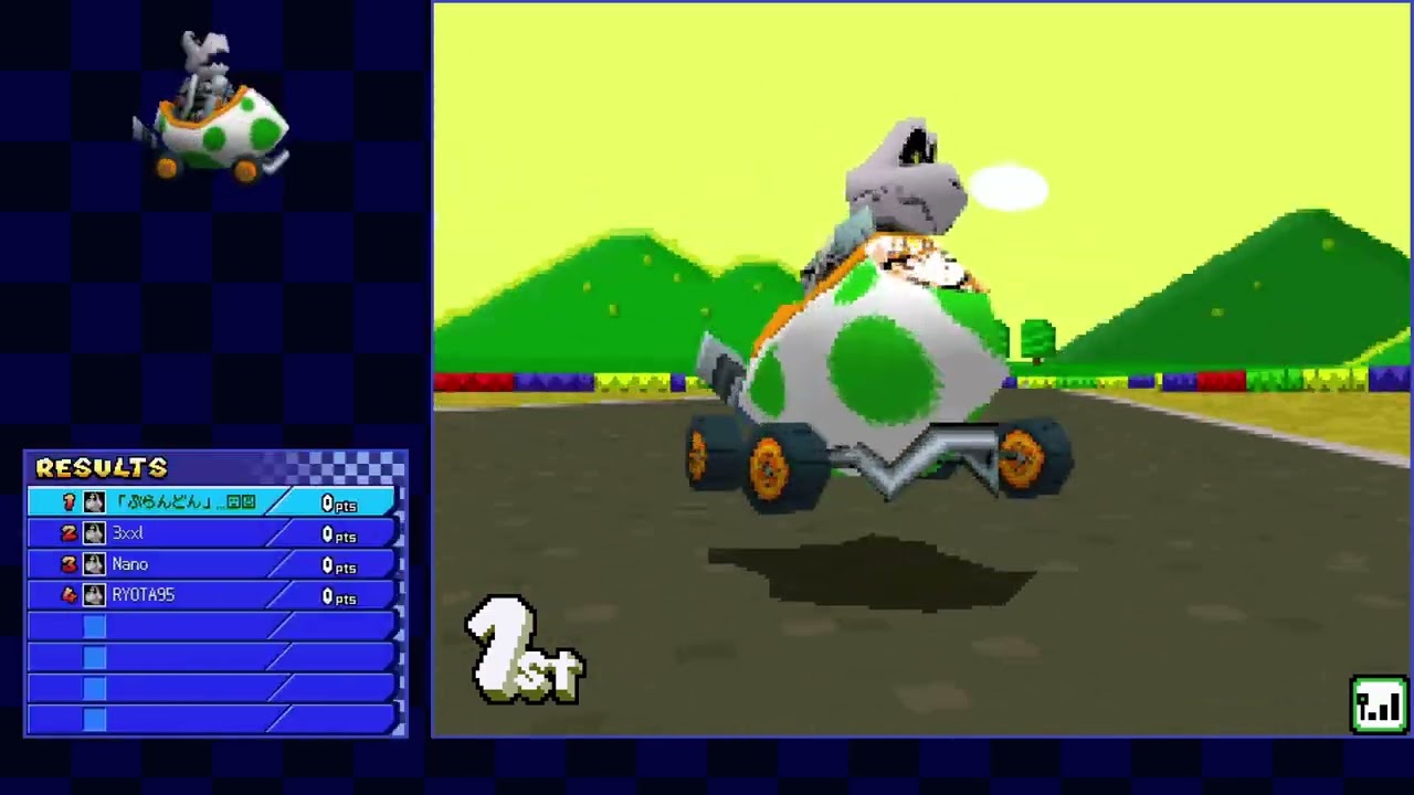 MKDS Wi-Fi Races vs Ryota, J and Nano