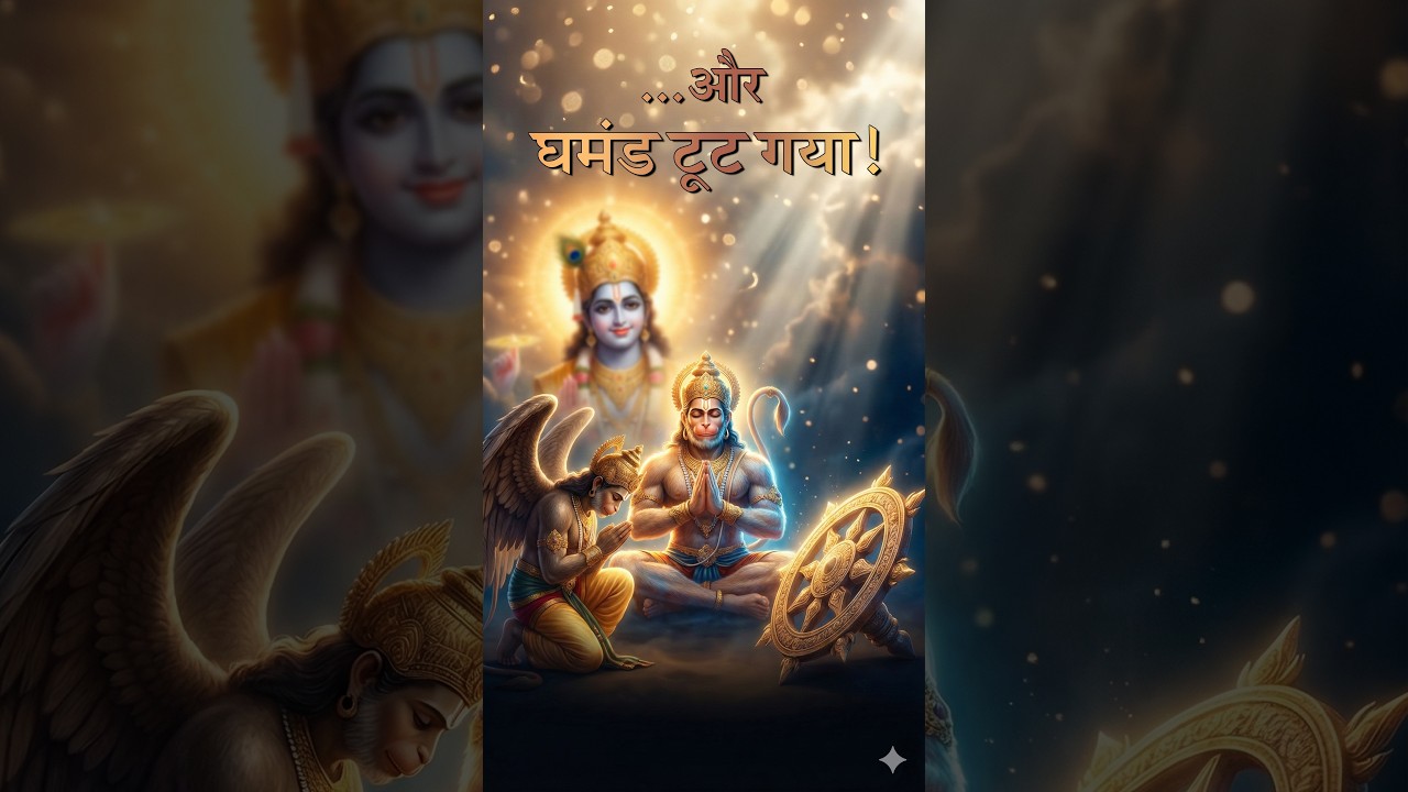 हनुमान जी ने तोड़ा गरुड़ और सुदर्शन चक्र का घमंड | Powerful Bhakti Story