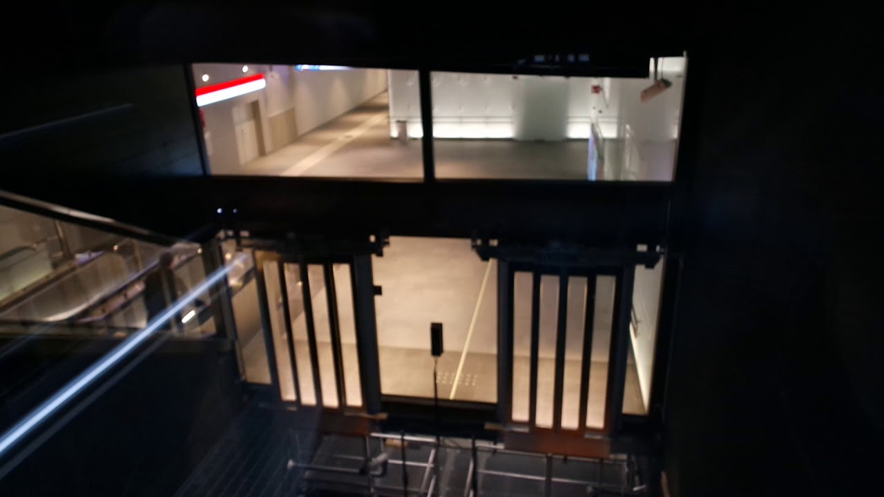 Brand new! Kone traction incline elevators/lifts in Aalto university metro station, Espoo
