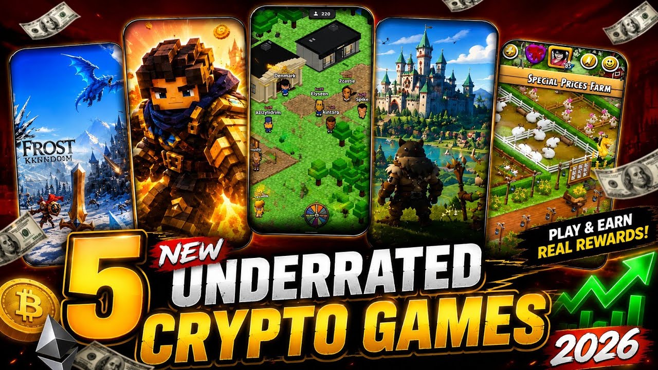 5 New Free Crypto Games Launched in 2026 | Tested | Free Crypto Games 2026 No Investment