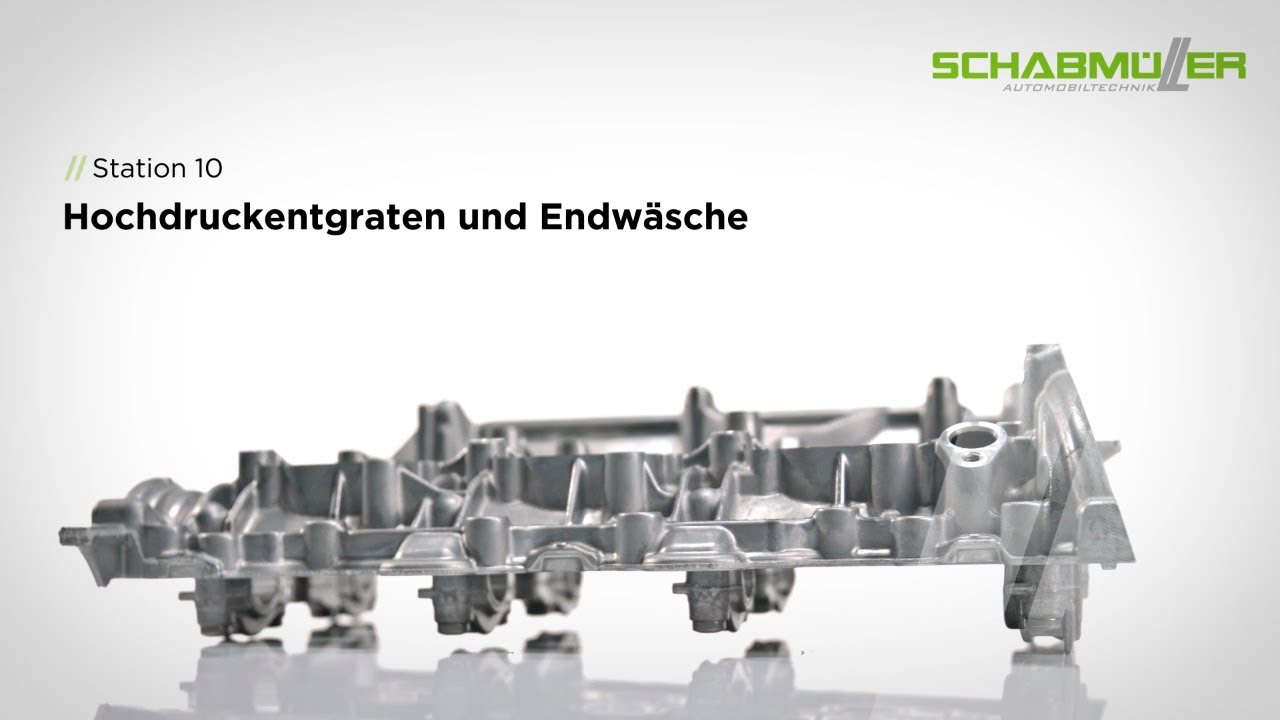 Hochdruckentgraten und Endwäsche