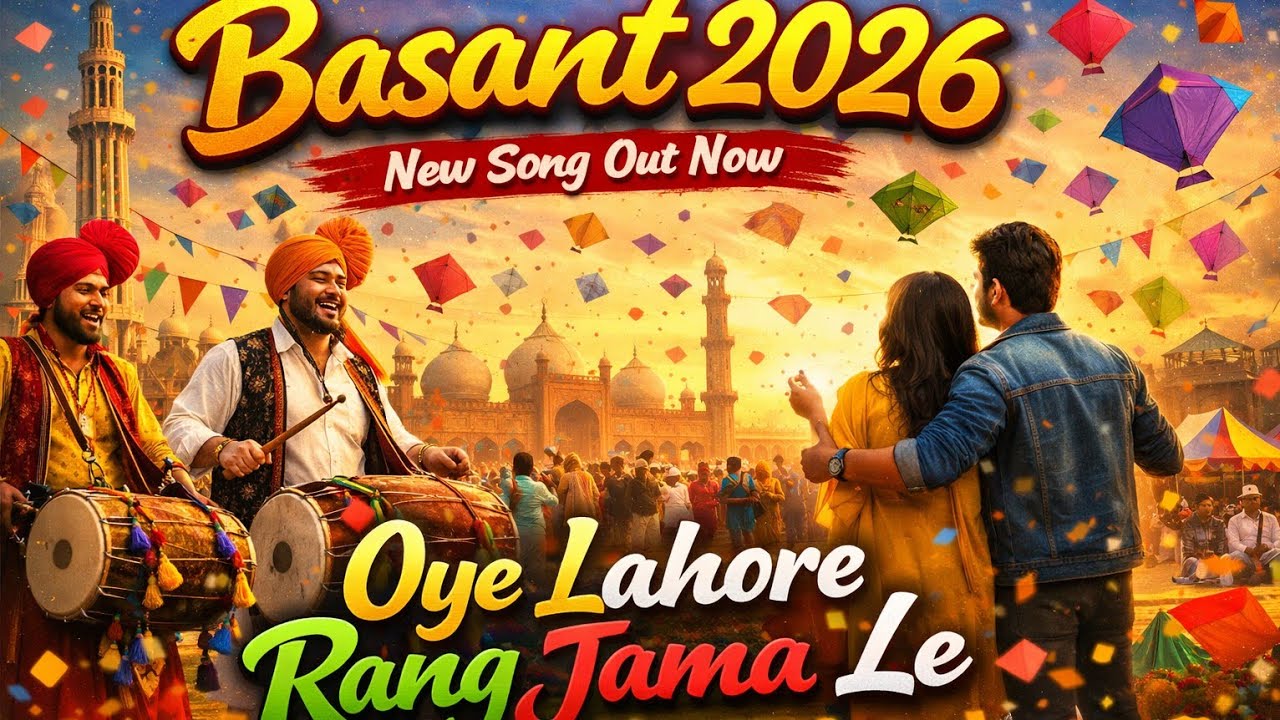 OYE LAHORE... RANG JAMA LE! 🪁 Basant 2026 Official Song Lahore basant 2026 Original zk entertainment