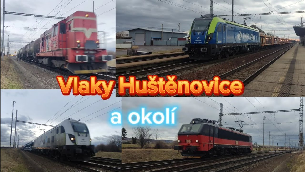 Vlaky Huštěnovice a okolí