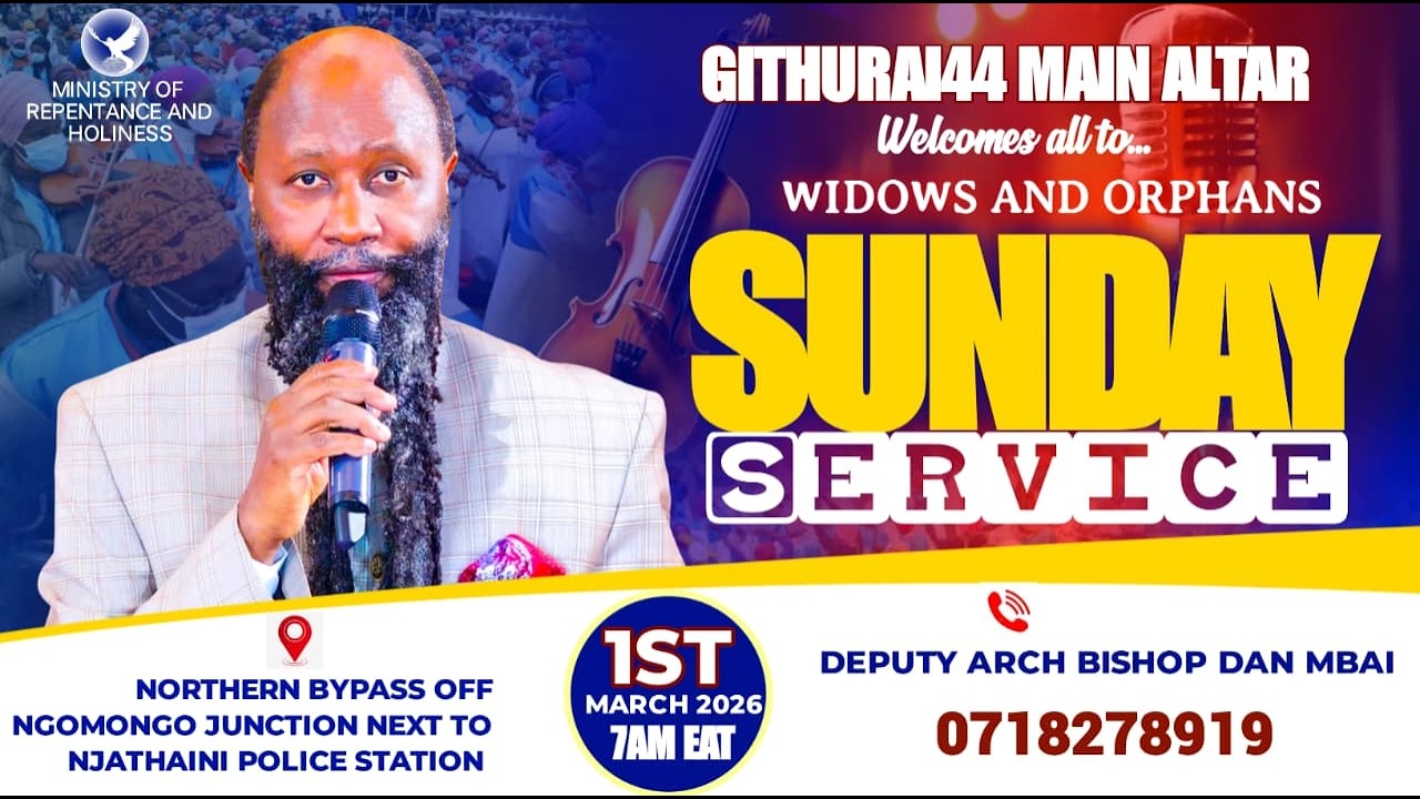 GITHURAI 44 MAIN ALTAR  SUNDAY SERVICE | 1ST MARCH, 2026