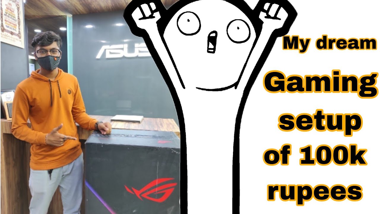 My brand new gaming PC || 100k rupees full set up || #gaming || Vlog 4