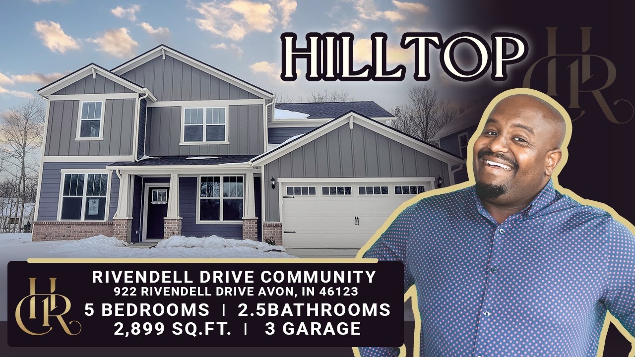 Inside This New Avon Home | 4 Bed 2.5 Bath with 3-Car Garage by Pulte Homes| Rivendell Community