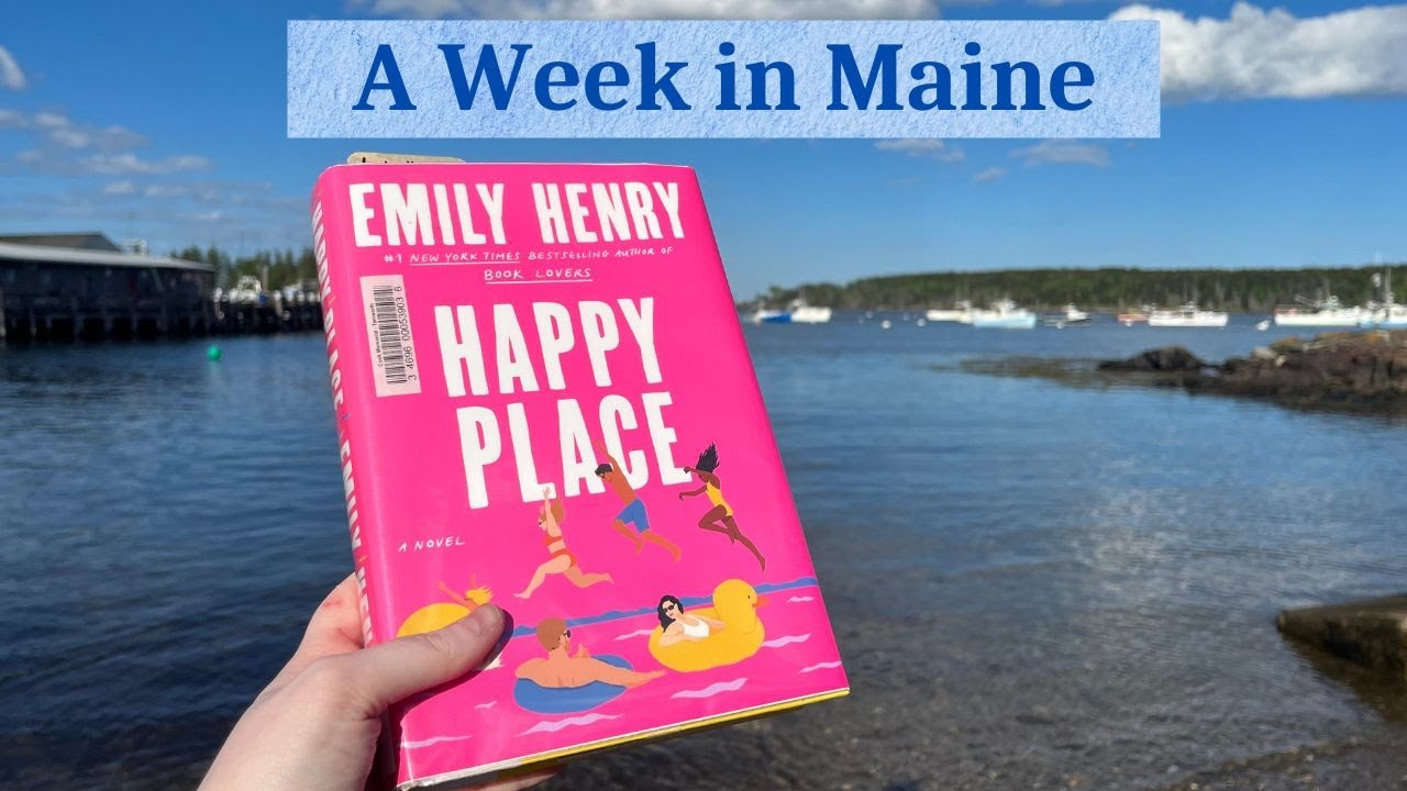 A Week in Maine: Bookstores, Book Haul, Little Free Libraries, & Emily Henry! ✨#authortube #booktube
