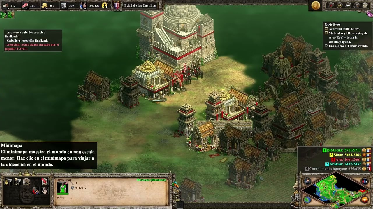 AOE2 DEFINITIVE EDITION #CAMPAÑA ASIA #BAYINNAUNG #2 LA COBRA DE MANDALAY