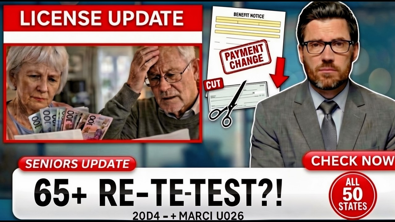 U.S. License Policy March 2026&rdquo; Drivers 65+ Re-Test Risk