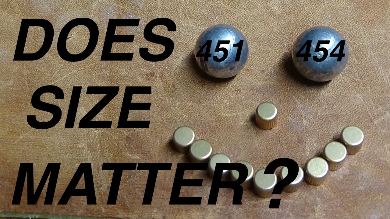 Pietta 1858 - Shooting 451 VS 454