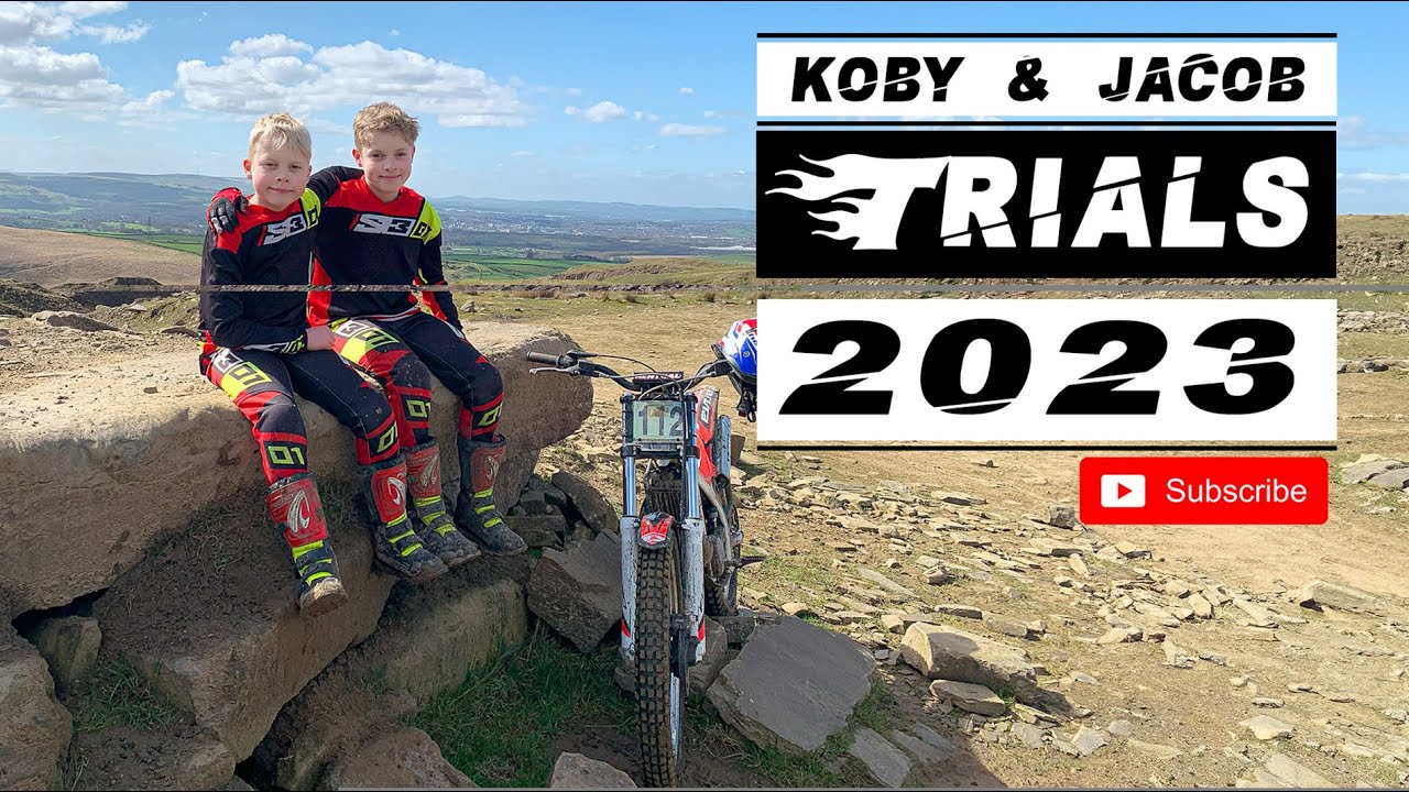 Motorbike Trials with Koby & Jacob Smith - 2023 - British Championships - Garden Practice & more..