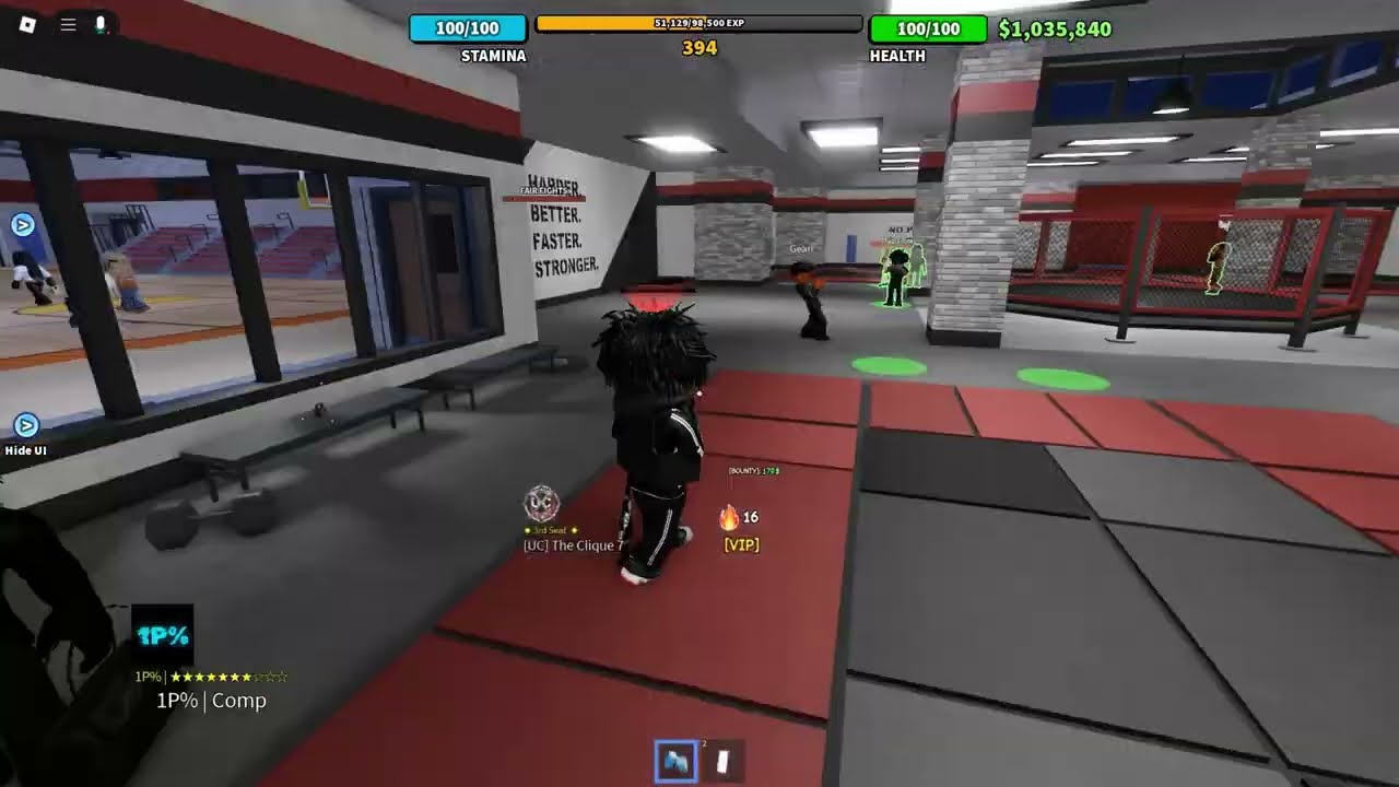 Roblox - 1v1in 1P% Members In FIAS 👊🏽 (Fight In A School) (UC)