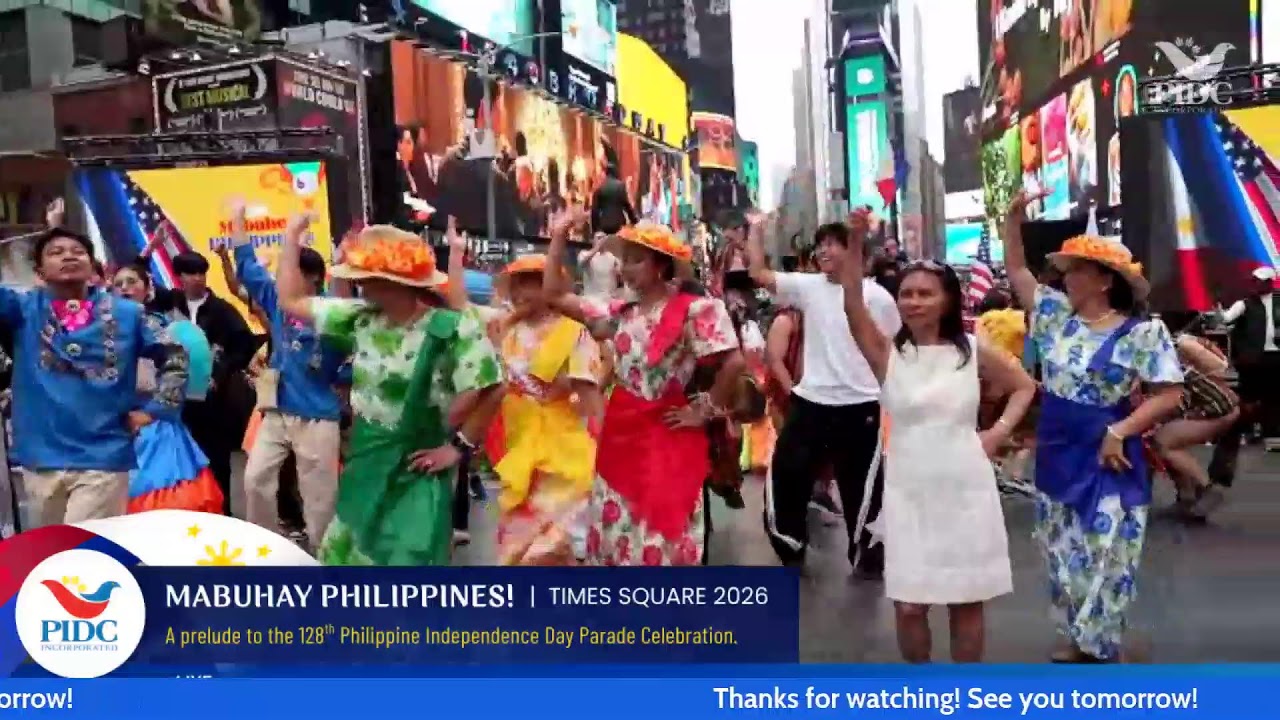 [LIVE at Times Square, NYC] A Prelude to the 128th Philippine Independence Anniversary Commemoration