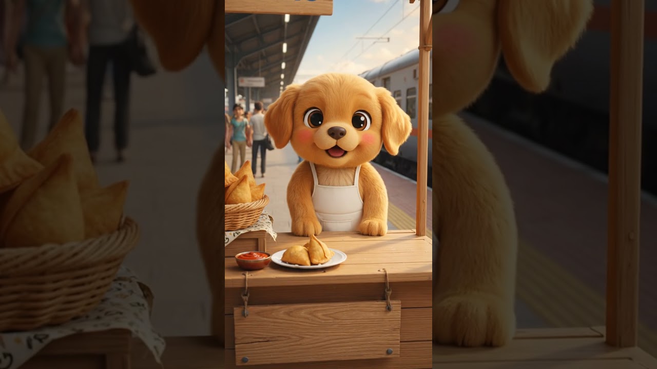 Dog selling garma samosas🐕 