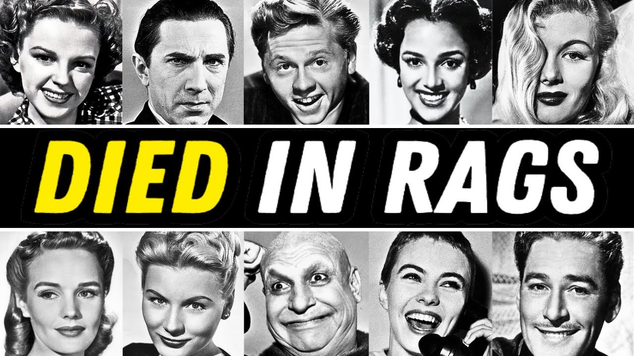25 Old Hollywood Stars Who Died Broke and Forgotten &ndash; HEARTBREAKING