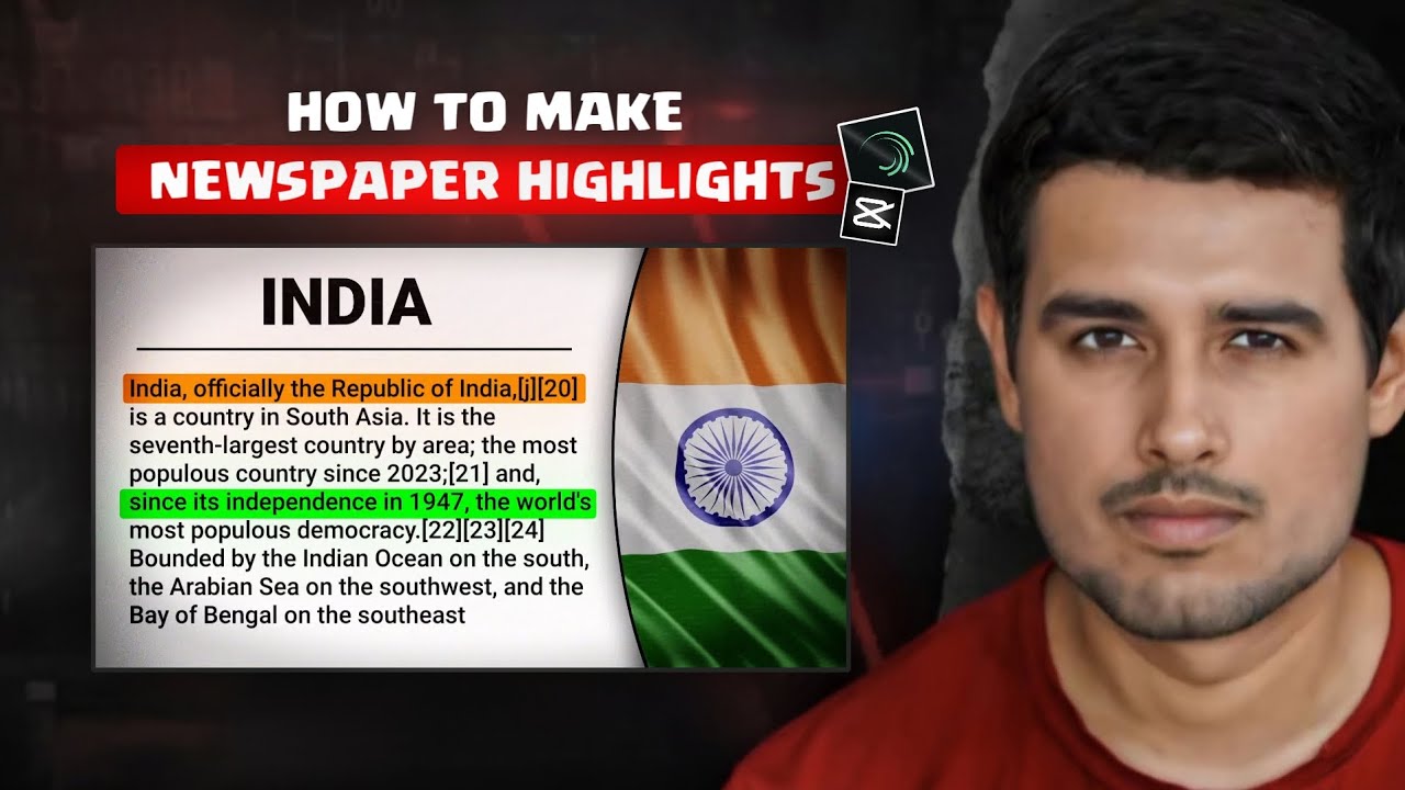 How to Highlight Text in alight motion/CapCut like Dhruv Rathee | Easy Tutorial